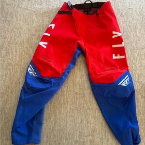Fly Racing Motocross Red and Blue Pants